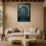 Premium Wall Art Dikey Html Edition – ETNICHWALL0826058 presented in a sophisticated home setting