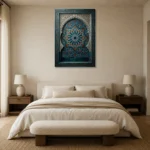 Premium Wall Art Dikey Html Edition – ETNICHWALL0826058 showcased in an elegant minimalist interior