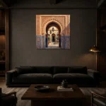 Premium Wall Art Kare Html Edition – ETNICHWALL0826061 shown in a warm modern interior