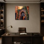 Premium Wall Art Kare Html Edition – ETNICHWALL0826063 displayed in a contemporary gallery-inspired room
