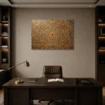 Premium Wall Art Yatay Html Edition – ETNICHWALL0826064 displayed in a contemporary gallery-inspired room