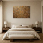 Premium Wall Art Yatay Html Edition – ETNICHWALL0826064 showcased in an elegant minimalist interior