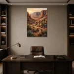 Premium Wall Art Dikey Html Edition – ETNICHWALL0826067 displayed in a contemporary gallery-inspired room
