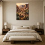 Premium Wall Art Dikey Html Edition – ETNICHWALL0826067 showcased in an elegant minimalist interior