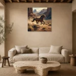 Premium Wall Art Kare Html Edition – ETNICHWALL0826072 presented in a sophisticated home setting