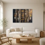 Premium Wall Art Yatay Html Edition – ETNICHWALL0826074 styled in a refined neutral interior