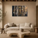 Premium Wall Art Yatay Html Edition – ETNICHWALL0826074 presented in a sophisticated home setting