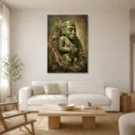 Premium Wall Art Dikey Html Edition – ETNICHWALL0826077 styled in a refined neutral interior