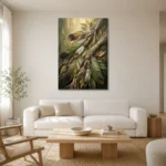 Premium Wall Art Dikey Html Edition – ETNICHWALL0826078 styled in a refined neutral interior