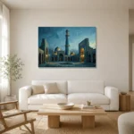 Premium Wall Art Yatay Html Edition – ETNICHWALL0826083 styled in a refined neutral interior