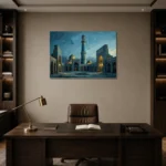 Premium Wall Art Yatay Html Edition – ETNICHWALL0826083 displayed in a contemporary gallery-inspired room