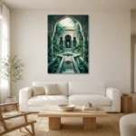 Premium Wall Art Dikey Html Edition – ETNICHWALL0826085 styled in a refined neutral interior