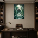 Premium Wall Art Dikey Html Edition – ETNICHWALL0826085 displayed in a contemporary gallery-inspired room