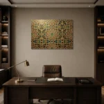 Premium Wall Art Yatay Html Edition – ETNICHWALL0826091 displayed in a contemporary gallery-inspired room