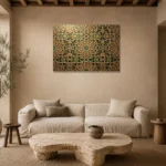 Premium Wall Art Yatay Html Edition – ETNICHWALL0826091 presented in a sophisticated home setting