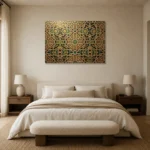 Premium Wall Art Yatay Html Edition – ETNICHWALL0826091 showcased in an elegant minimalist interior