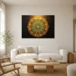 Premium Wall Art Yatay Html Edition – ETNICHWALL0826092 styled in a refined neutral interior