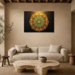 Premium Wall Art Yatay Html Edition – ETNICHWALL0826092 presented in a sophisticated home setting