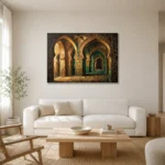 Premium Wall Art Yatay Html Edition – ETNICHWALL0826093 styled in a refined neutral interior