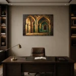 Premium Wall Art Yatay Html Edition – ETNICHWALL0826093 displayed in a contemporary gallery-inspired room