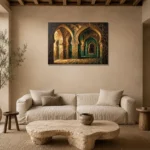 Premium Wall Art Yatay Html Edition – ETNICHWALL0826093 presented in a sophisticated home setting