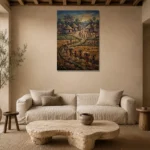 Premium Wall Art Dikey Html Edition – ETNICHWALL0826095 presented in a sophisticated home setting