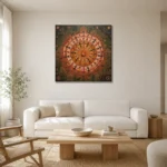 Premium Wall Art Kare Html Edition – ETNICHWALL0826098 styled in a refined neutral interior