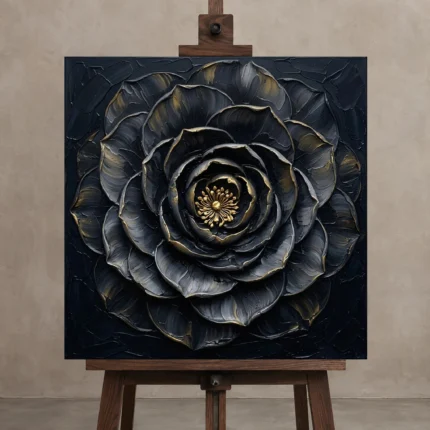 Premium Wall Art Kare Html Edition – FKOWERWALL0826017 displayed on a studio easel