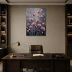 Premium Wall Art Dikey Html Edition – FKOWERWALL0826024 displayed in a contemporary gallery-inspired room