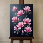 Premium Wall Art Dikey Html Edition – FKOWERWALL0826031 displayed on a studio easel