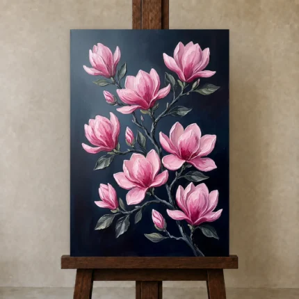Premium Wall Art Dikey Html Edition – FKOWERWALL0826031 displayed on a studio easel