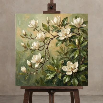 Premium Wall Art Kare Html Edition – FKOWERWALL0826036 displayed on a studio easel