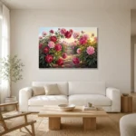 Premium Wall Art Yatay Html Edition – FKOWERWALL0826039 styled in a refined neutral interior