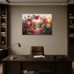 Premium Wall Art Yatay Html Edition – FKOWERWALL0826039 displayed in a contemporary gallery-inspired room