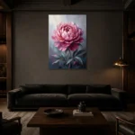 Premium Wall Art Dikey Html Edition – FKOWERWALL0826041 shown in a warm modern interior