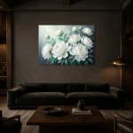 Premium Wall Art Yatay Html Edition – FKOWERWALL0826047 shown in a warm modern interior