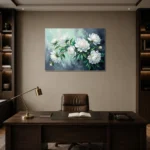Premium Wall Art Dikey Html Edition – FKOWERWALL0826049 displayed in a contemporary gallery-inspired room