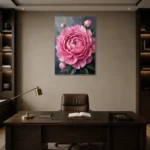 Premium Wall Art Dikey Html Edition – FKOWERWALL0826051 displayed in a contemporary gallery-inspired room
