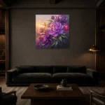 Premium Wall Art Kare Html Edition – FKOWERWALL0826054 shown in a warm modern interior