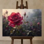 Premium Wall Art Yatay Html Edition – FKOWERWALL0826055 displayed on a studio easel
