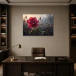Premium Wall Art Yatay Html Edition – FKOWERWALL0826055 displayed in a contemporary gallery-inspired room
