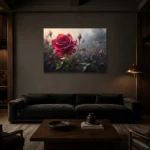 Premium Wall Art Yatay Html Edition – FKOWERWALL0826055 shown in a warm modern interior