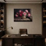 Premium Wall Art Dikey Html Edition – FKOWERWALL0826059 displayed in a contemporary gallery-inspired room