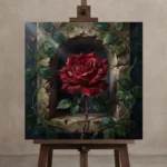 Premium Wall Art Kare Html Edition – FKOWERWALL0826061 displayed on a studio easel