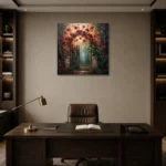 Premium Wall Art Kare Html Edition – FKOWERWALL0826063 displayed in a contemporary gallery-inspired room