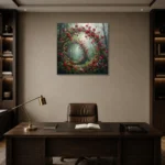 Premium Wall Art Yatay Html Edition – FKOWERWALL0826065 displayed in a contemporary gallery-inspired room