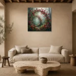 Premium Wall Art Yatay Html Edition – FKOWERWALL0826065 presented in a sophisticated home setting