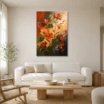 Premium Wall Art Dikey Html Edition – FKOWERWALL0826076 styled in a refined neutral interior