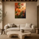 Premium Wall Art Dikey Html Edition – FKOWERWALL0826076 presented in a sophisticated home setting
