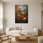 Premium Wall Art Dikey Html Edition – FKOWERWALL0826078 styled in a refined neutral interior